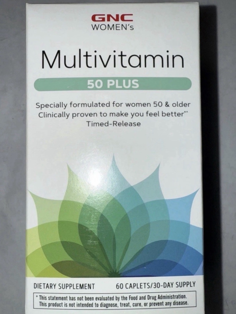 GNC Women's Multivitamin 50 Plus - General Well-Being - 60 caplets -